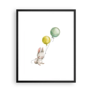 Poster in black frame - I Will Fly Too! - 40x50 cm