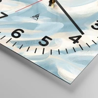 Clock face with numbers