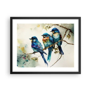 Poster in black frame - Is It Offended? - 50x40 cm