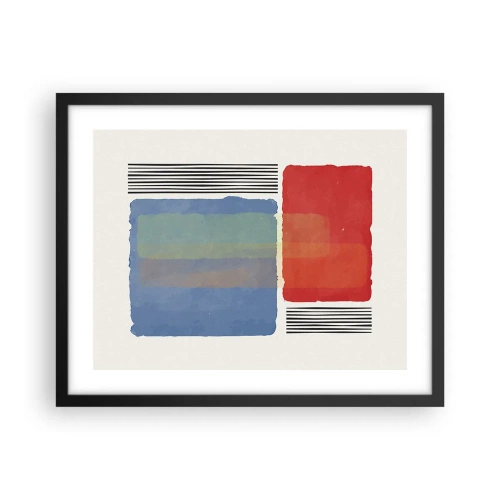 Poster in black frame - Spirit and Letter of Geometry - 50x40 cm