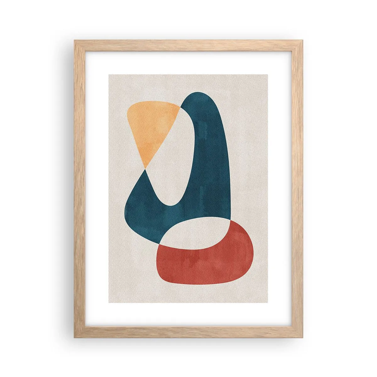 Poster in light oak frame - Influences and Metamorphoses - 30x40 cm