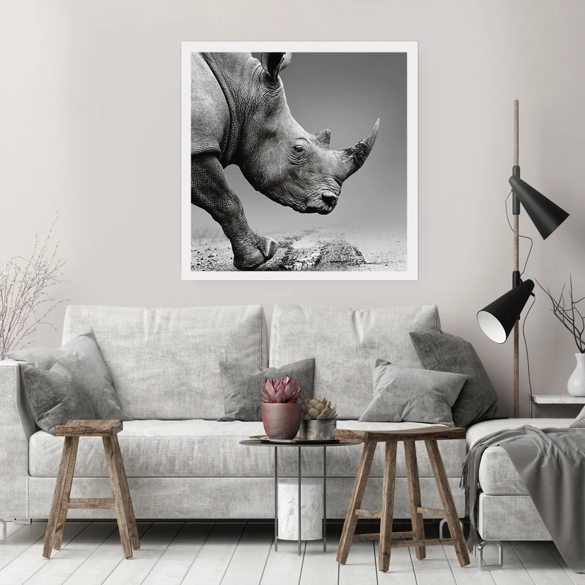 Poster - Uncontrolled Power - 60x60 cm
