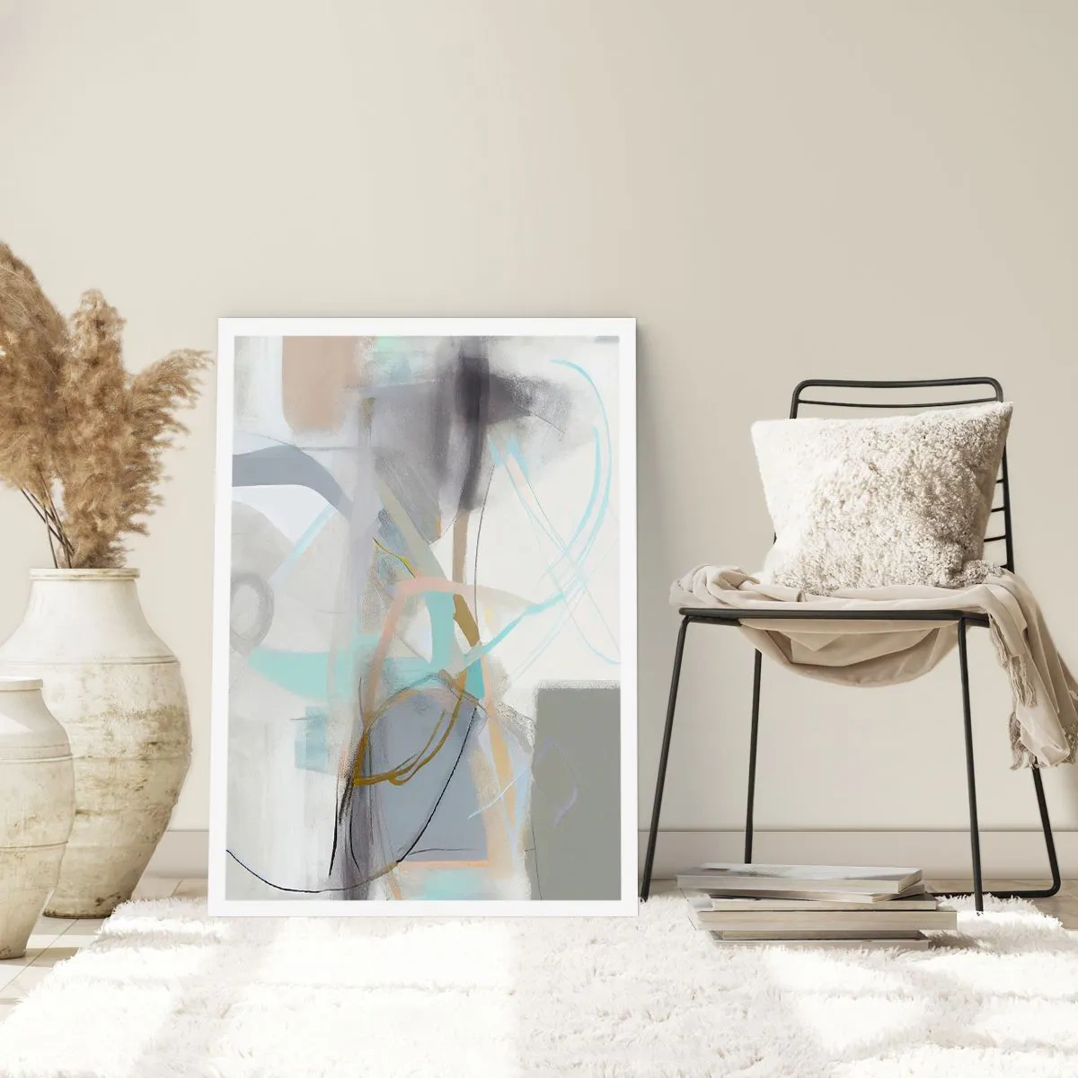 Poster - Foggy Abstract - 30x40 cm