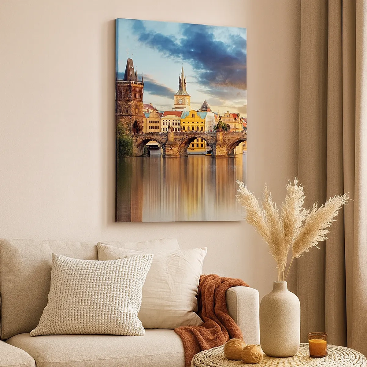 Canvas picture - Beautiful Prague - 50x70 cm