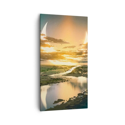 Canvas picture - Somewhere in a Distant Galaxy - 55x100 cm