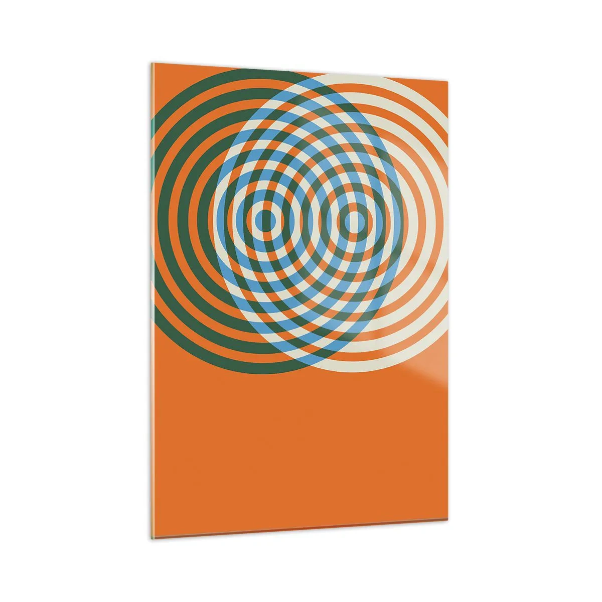 Glass picture - Abstract Variation on a Circle - 50x70 cm
