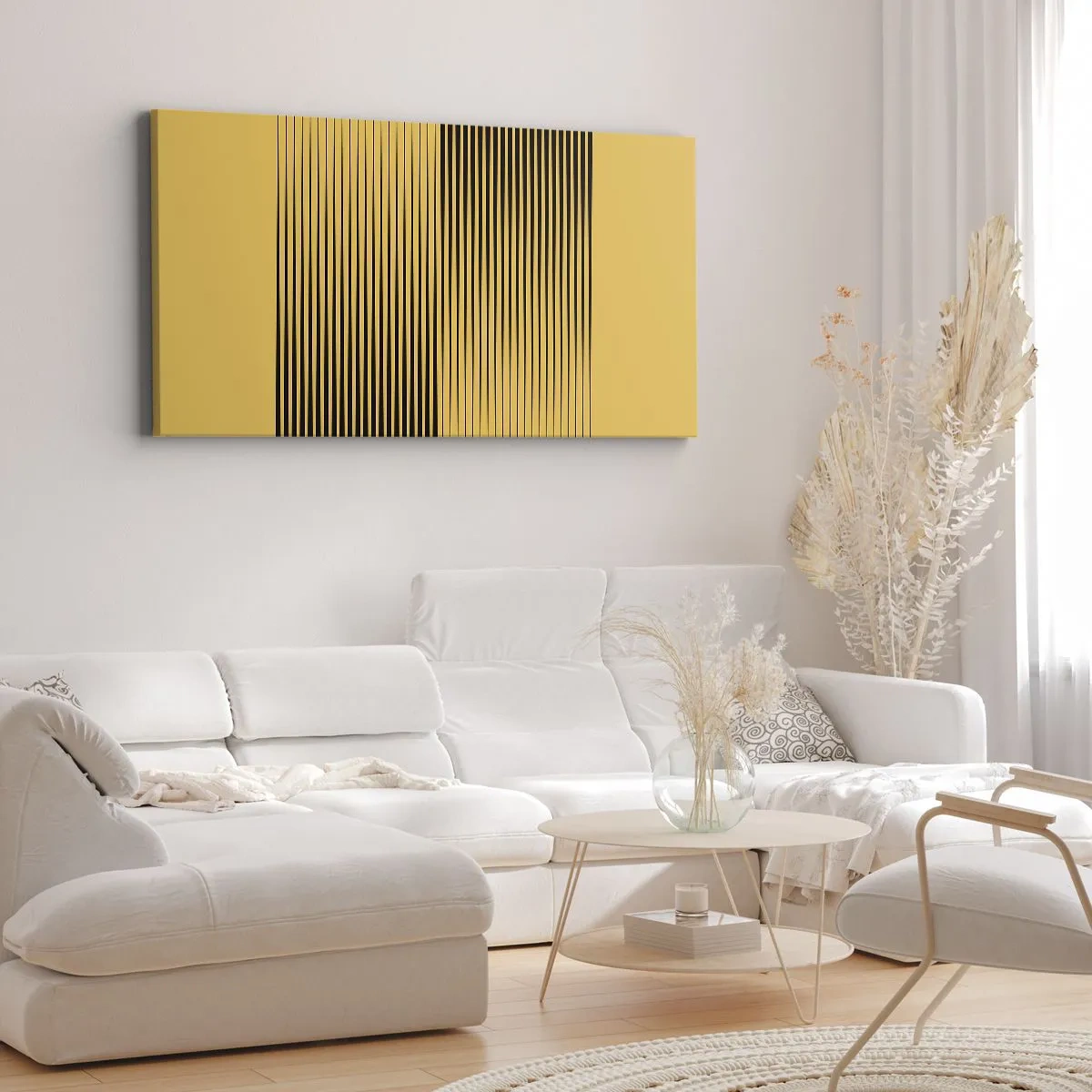 Canvas picture - Square Opposites - 100x40 cm