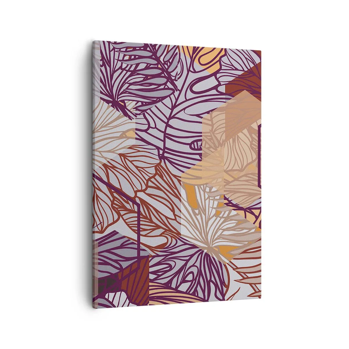 Canvas picture - Impossible Union of Geometry and Nature - 50x70 cm