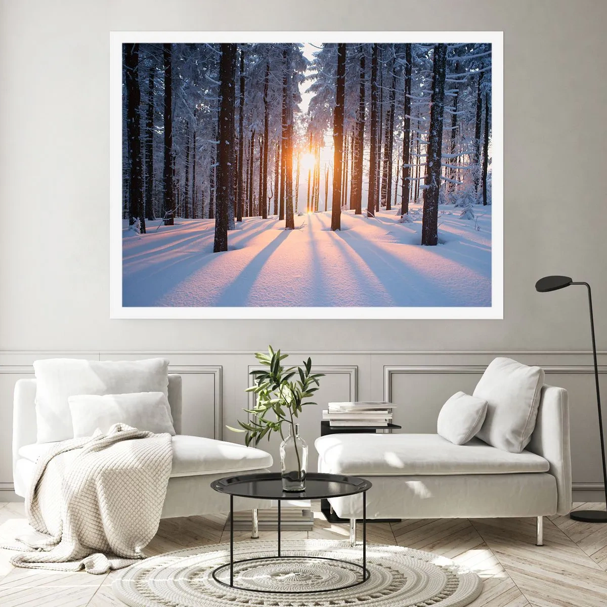 Poster - Clearly Black on White - 91x61 cm
