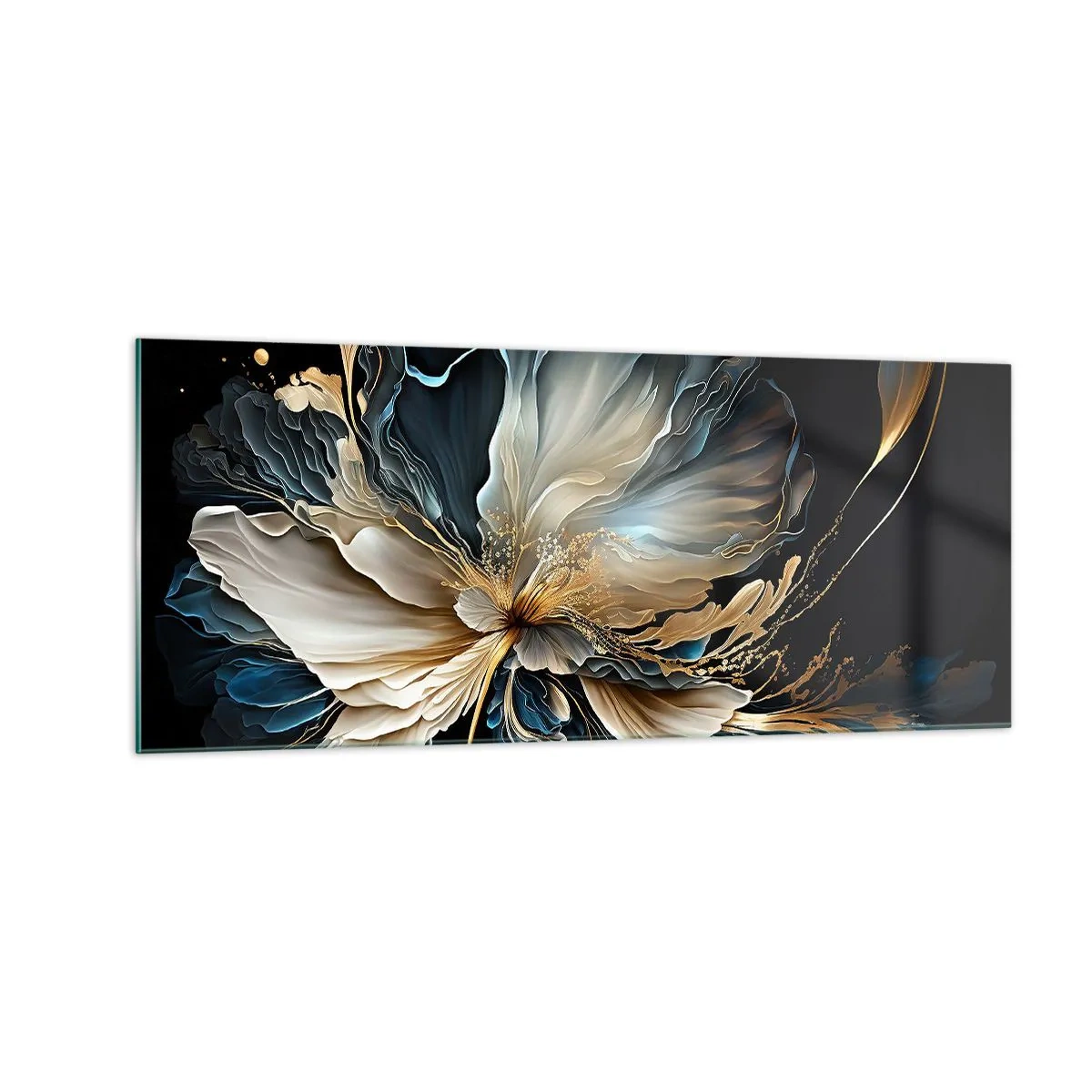 Glass picture - Fairy Tale World of Ferns - 100x40 cm