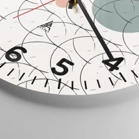Clock face with numbers