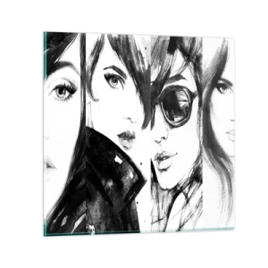 Glass picture - Beauty Multiplied - 40x40 cm