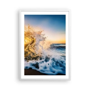 Poster in white frmae - Playing with Sand - 50x70 cm