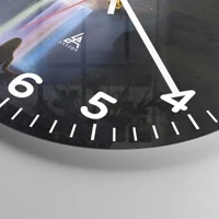 Clock face with numbers