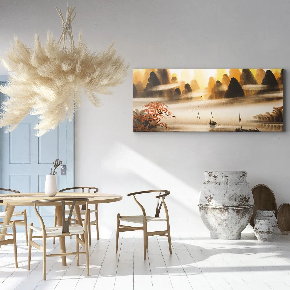 Canvas picture - Further than Far East - 160x50 cm