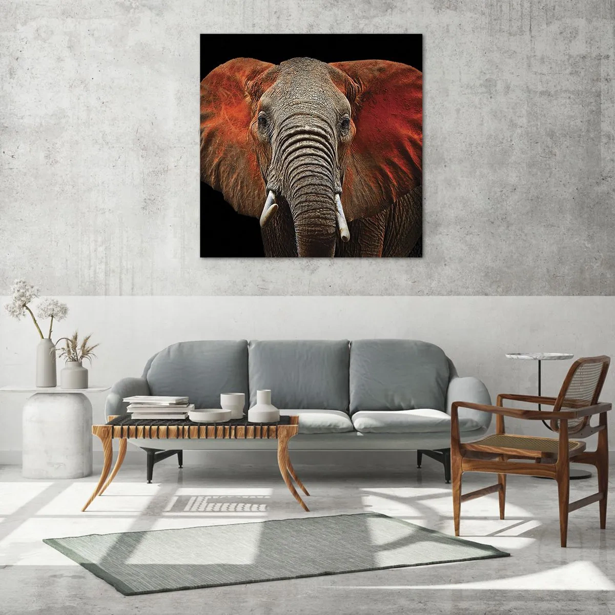 Glass picture - I am Wild, and You? - 50x50 cm