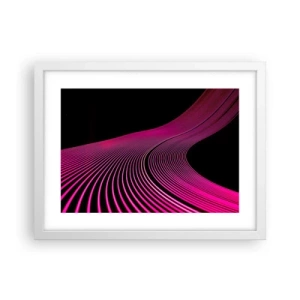 Poster in white frmae - Alley of Light - 40x30 cm