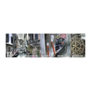 Photo Wallpaper Sample Premium Canvas - For Centuries in Quiet Contemplation - Venice, City, Architecture - 100x30 cm