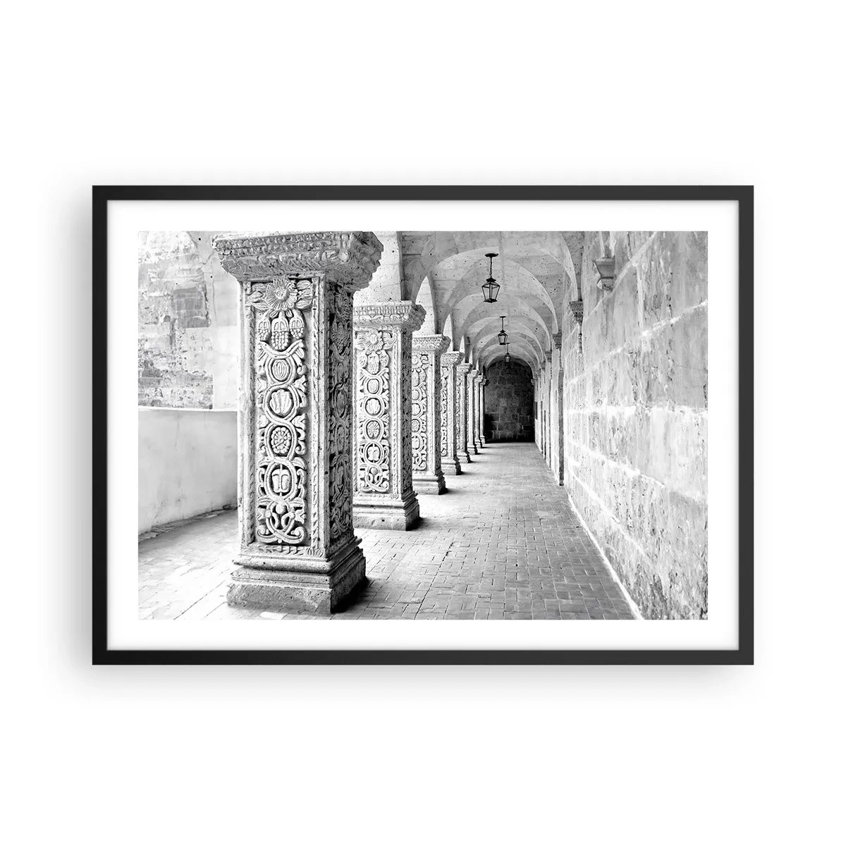 Poster in black frame - Where is this Going...? - 70x50 cm