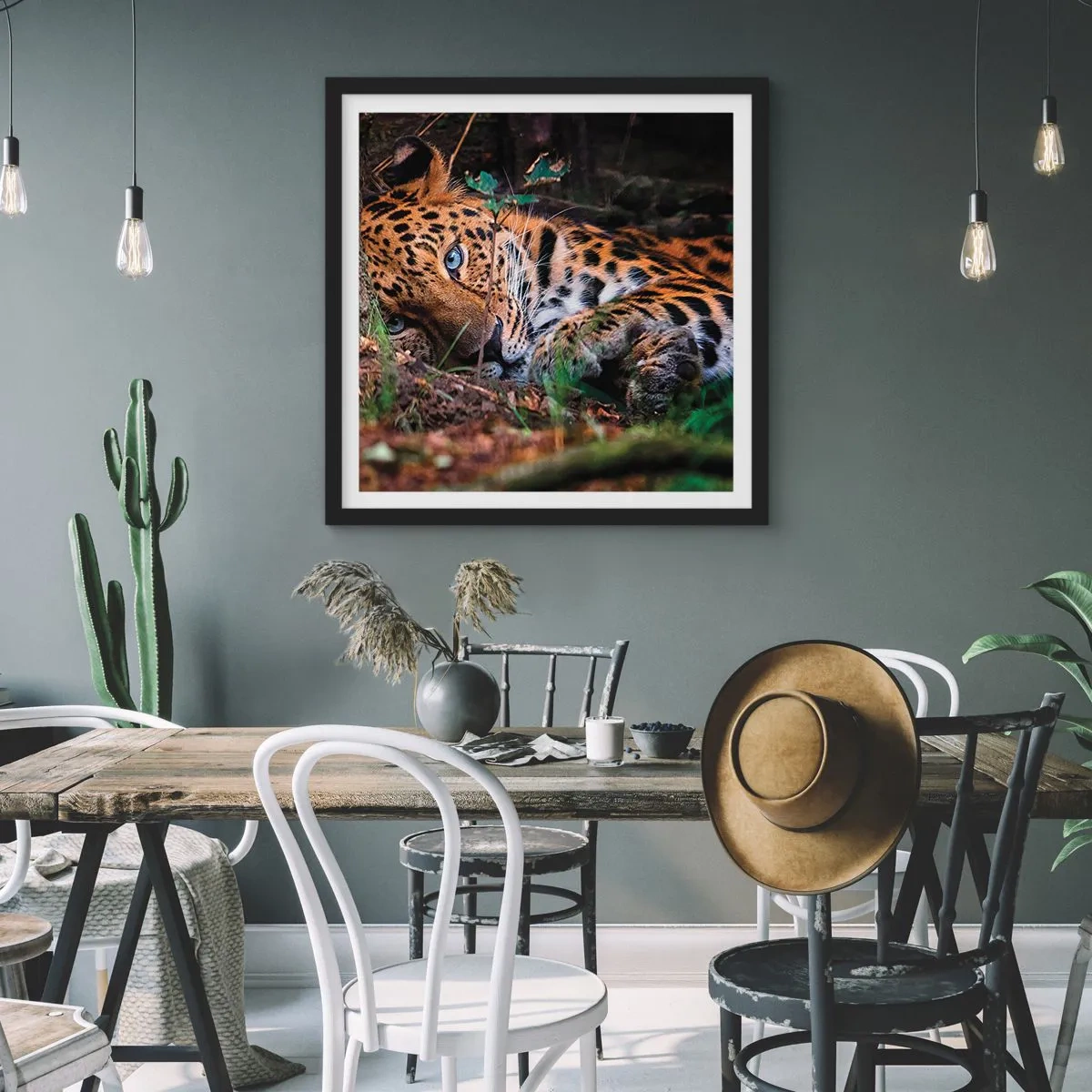 Poster in black frame - Trust Me - 40x40 cm