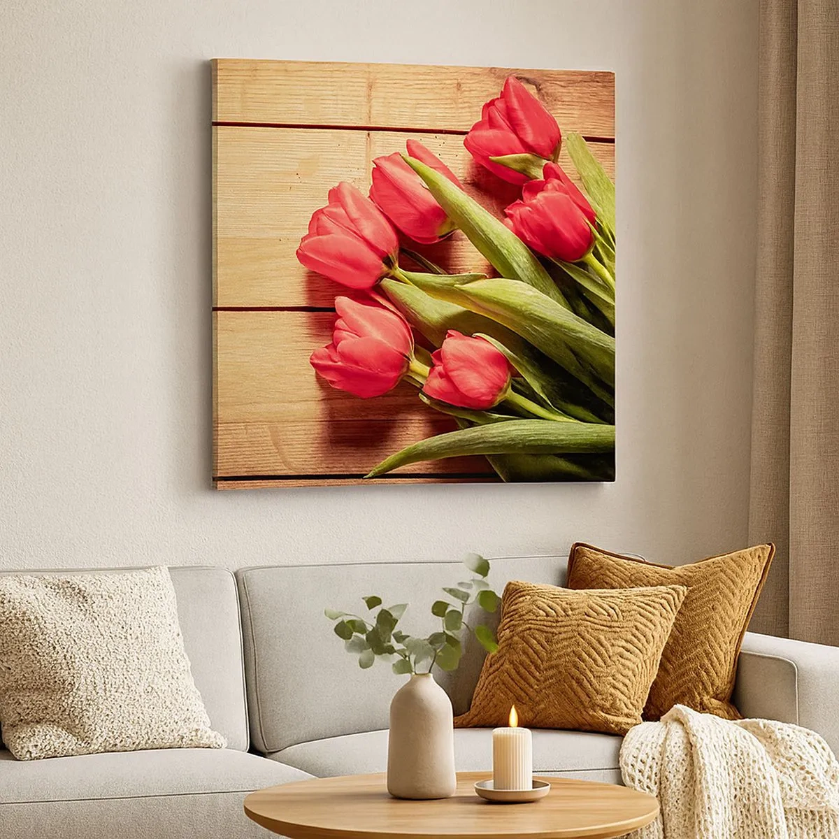 Canvas picture - Spring Confession - 30x30 cm