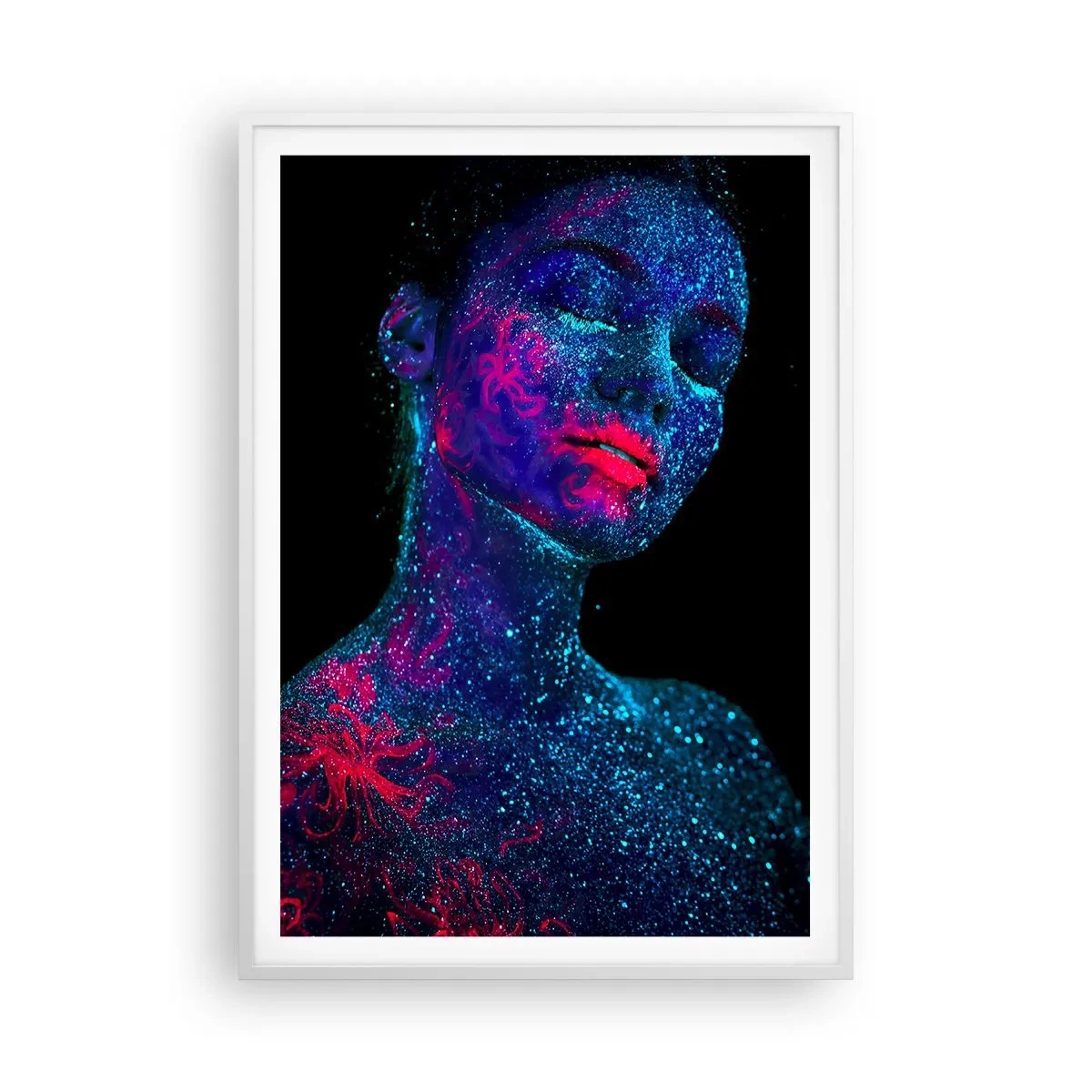 Poster in white frmae - In Stardust - 70x100 cm