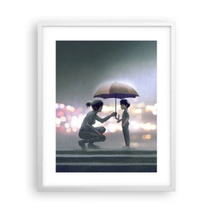 Poster in white frmae - And Everything Is All Right - 40x50 cm