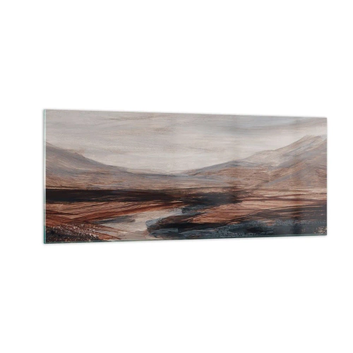 Glass picture - Quiet Valley - 100x40 cm