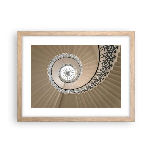 Poster in light oak frame - Inside the Shell - 40x30 cm