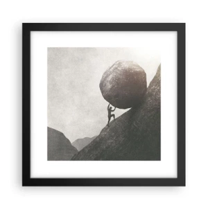 Poster in black frame - I Believe against Hope - 30x30 cm