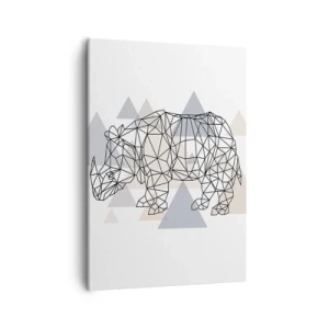 Canvas picture - Structure of Strength - 50x70 cm
