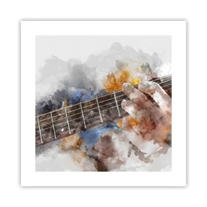 Poster - Poetry Between Strings - 40x40 cm