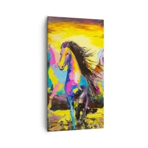 Canvas picture - Submerged in a Rainbow - 55x100 cm