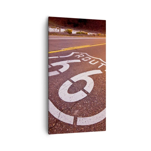 Canvas picture - Famous Route 66 - 55x100 cm