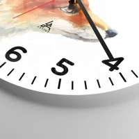 Clock face with numbers