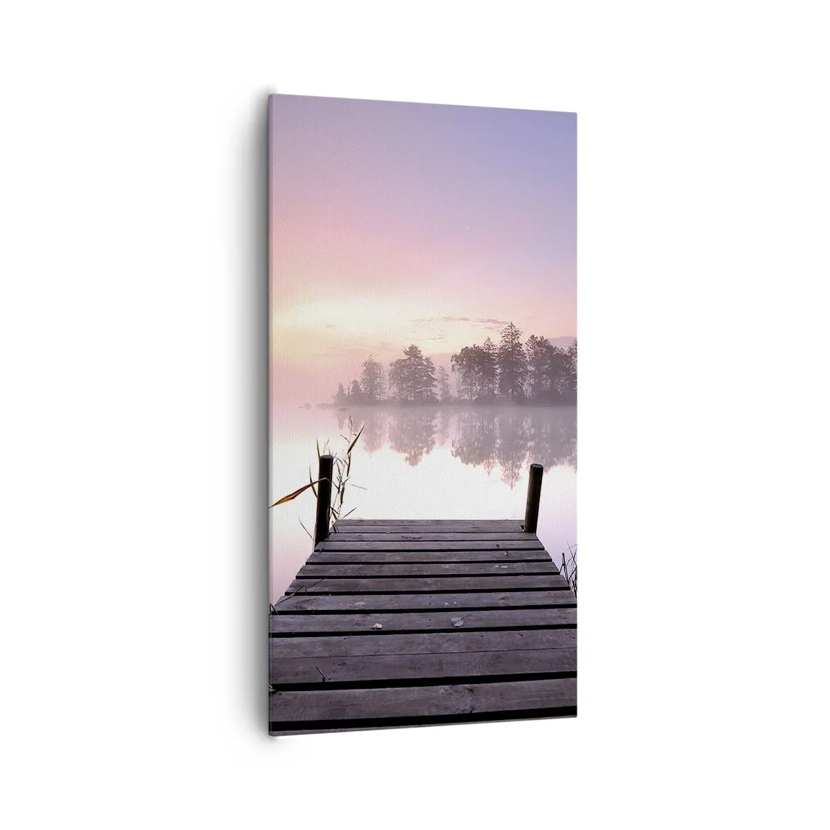 Canvas picture - Out from a Lilac Fog… - 65x120 cm