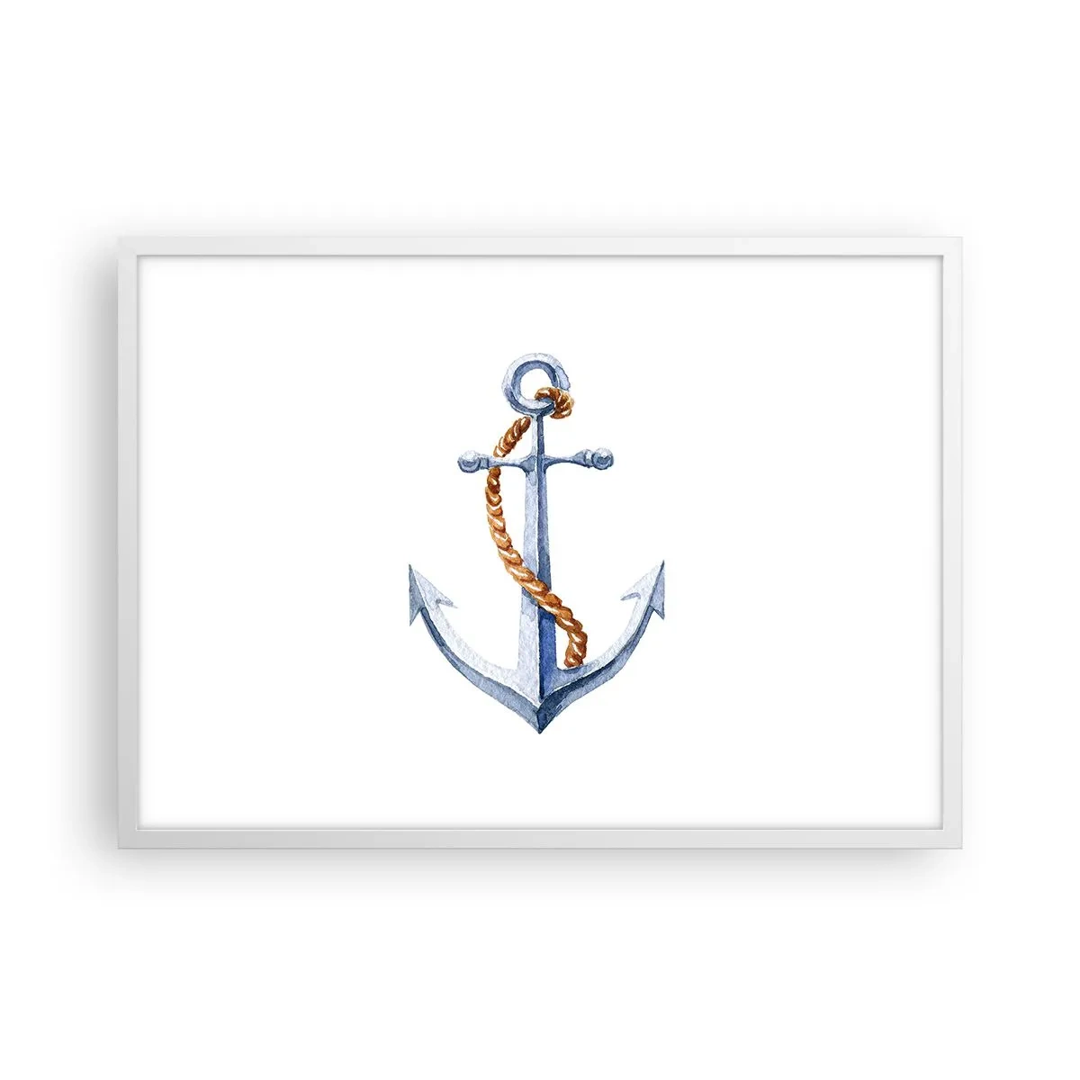 Poster in white frmae - Ahoy Adventure! - 70x50 cm