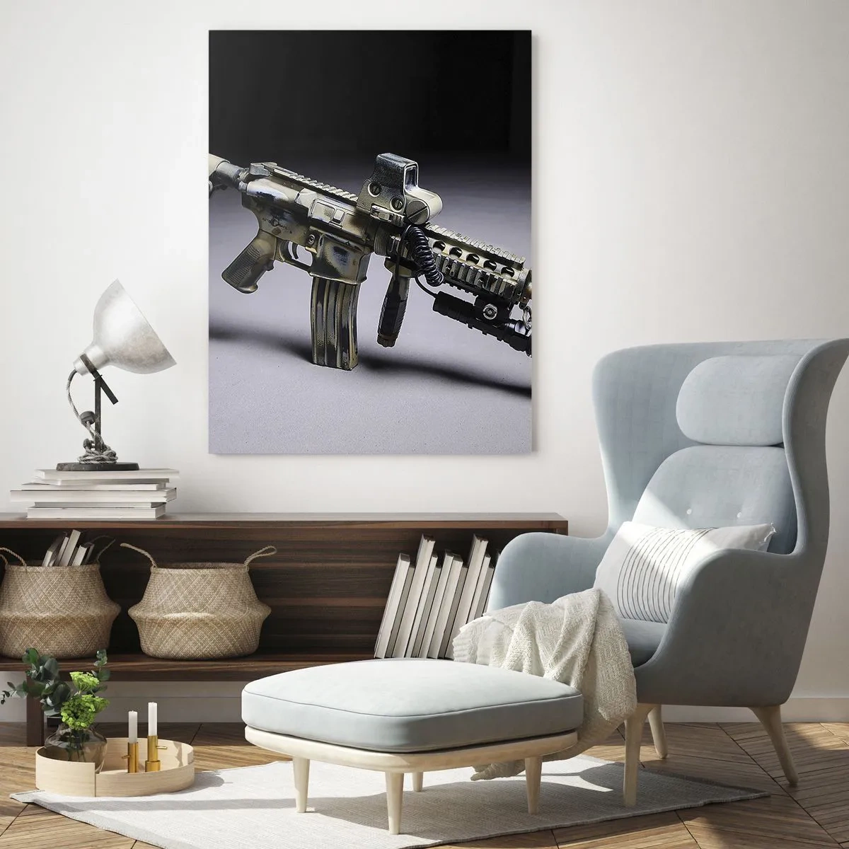 Glass picture - Always Fierce - 70x100 cm