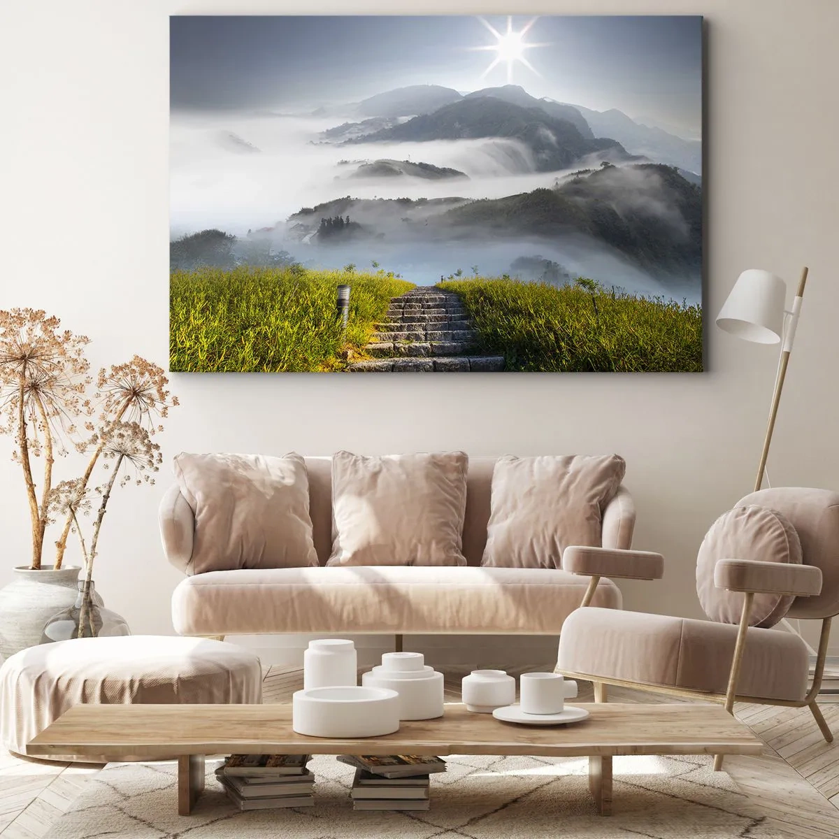 Canvas picture - Upwards towards the Clouds - 120x80 cm