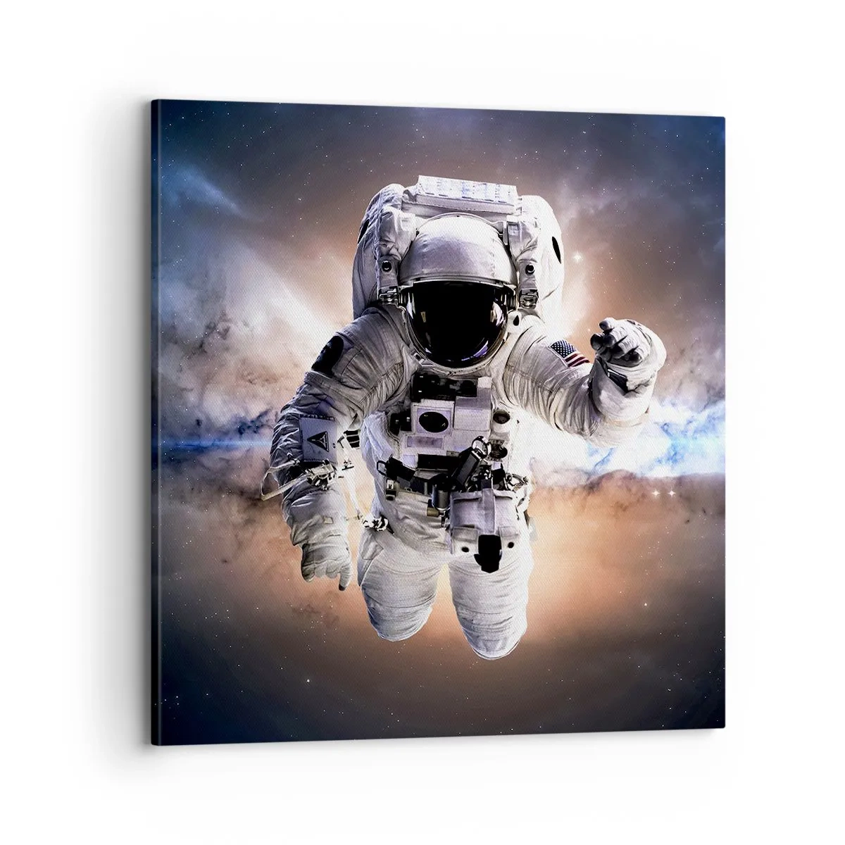 Canvas picture - Greetings from Space - 70x70 cm