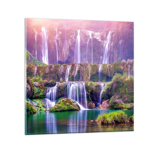 Glass picture - Stairway to Heaven - 40x40 cm