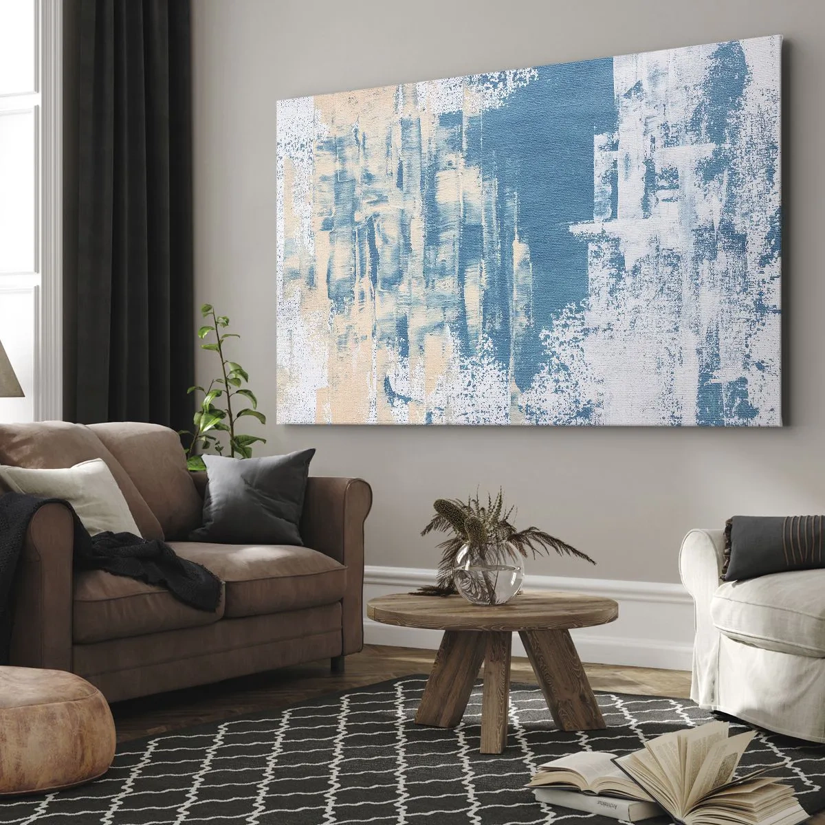 Canvas picture - Through an Icicle - 100x70 cm
