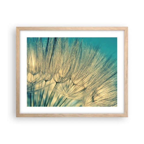 Poster in light oak frame - Waiting for the Wind - 50x40 cm