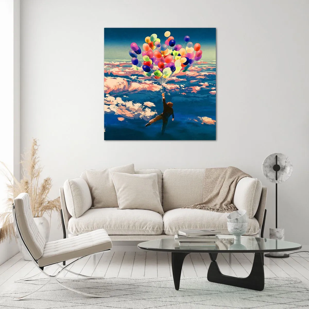 Glass picture - Fulfilled Childhood Dream - 30x30 cm