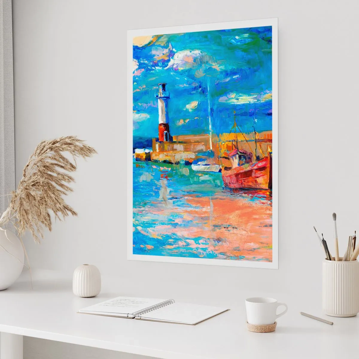 Poster - Afternoon in a Rainbow Bay - 50x70 cm