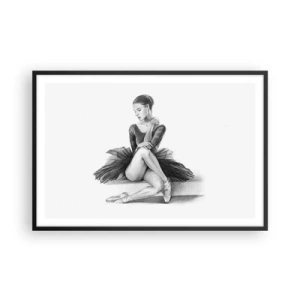 Poster in black frame - Enchanted by a Dance - 91x61 cm
