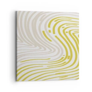Canvas picture - Composition with a Gentle Curve - 70x70 cm