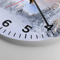 Clock face with numbers