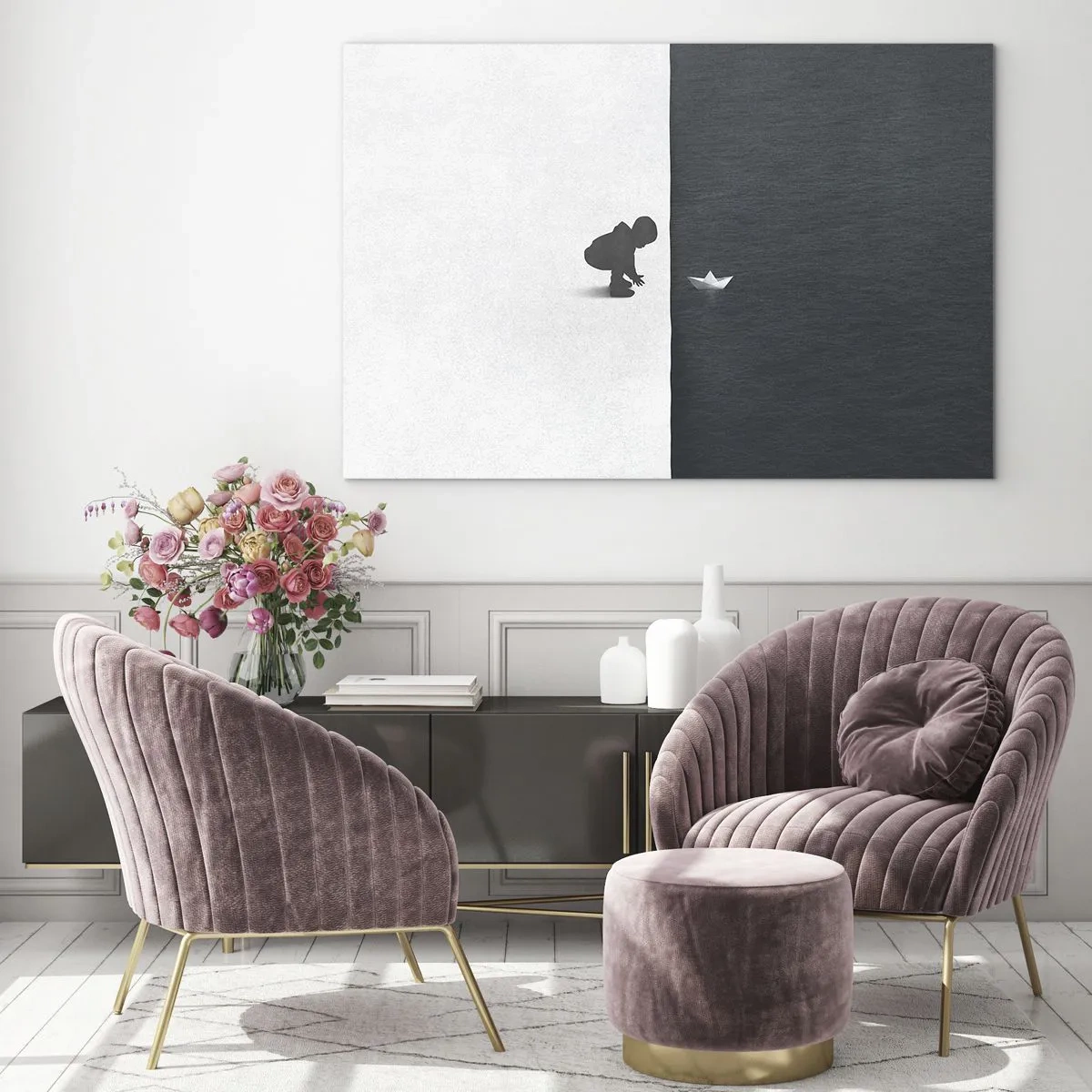 Glass picture - Big Voyage - 120x80 cm