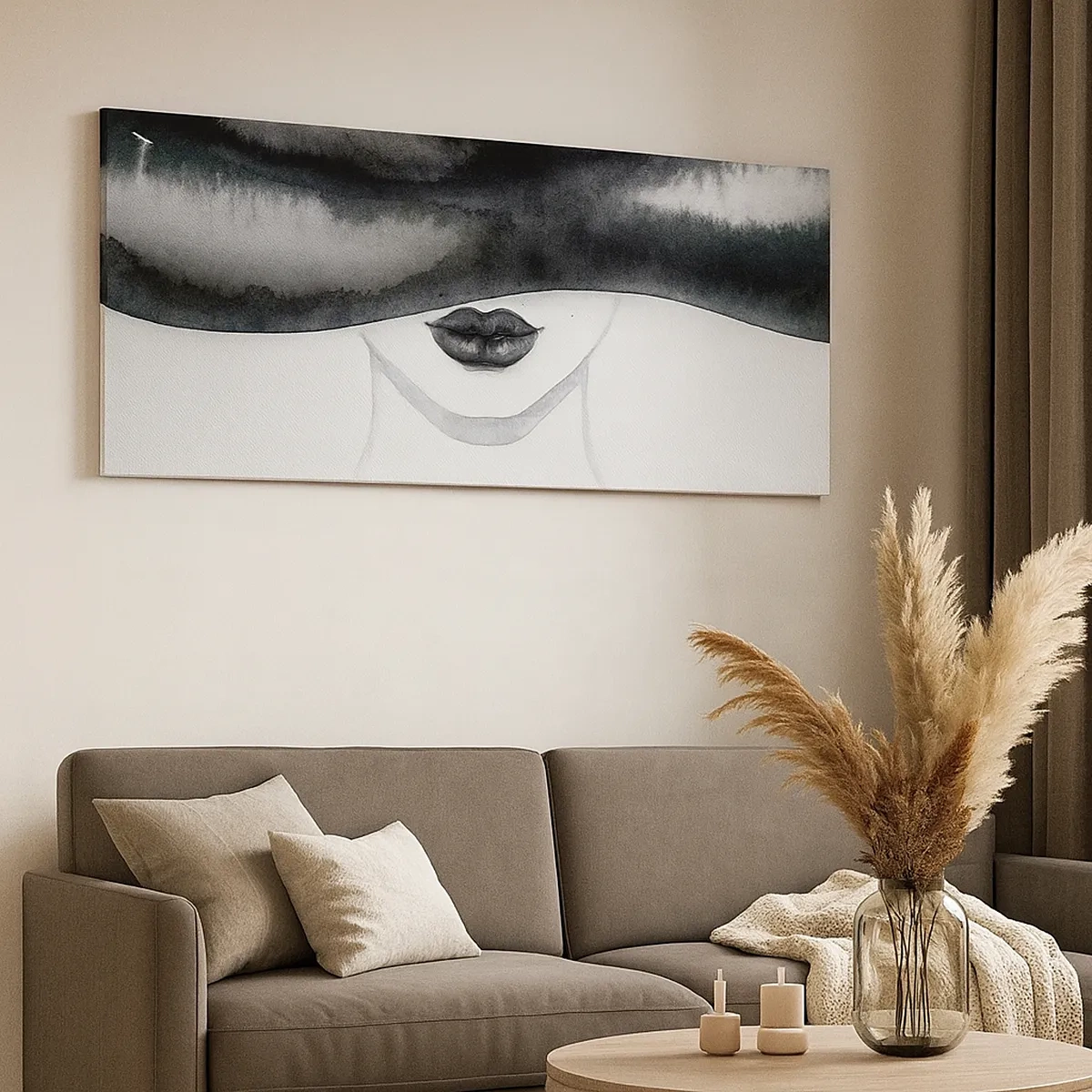 Canvas picture - Sensual Secret - 30x30 cm